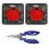 358PCS Fishing Weights Sets, Split Shot Mixed Sizes with Pliers 1