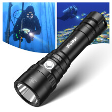 Wurkkos 2000lm Scuba Dive Light, 150m IPX8, SST40 LED Underwater Torch