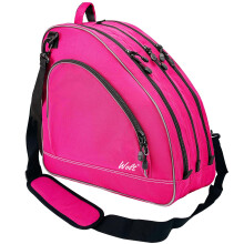 WOLT Ice Skate Bag - Inline Roller Skate Bag with Adjustable Shoulder Strap for Both Youth and Adults, Pink
