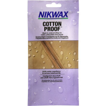 NIKWAX COTTON PROOF Wash-in Waterproofing for Cotton Fabric, Polycotton & Canvas Clothing and Equipment. Adds Water Repellency & Revives Breathabilit