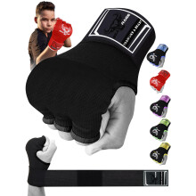 BEAST RAGE Boxing Wraps Hand Gel Gloves MMA 75cm Long Wrap Padded Elasticated Quick Boxing Punching Bag Training Muay Thai Hand Wraps set UFC Bandage