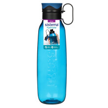 Sistema Traverse Water Bottle | 850 ml Leak-Proof Water Bottle with Screw-Top Lid | BPA Free | Assorted Colours