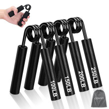 COVVY Metal Hand Grip Strengther Set(100,150,200,250lbs),Grip Strength Trainer, Crushing Grip Trainer, Pinch Grip Trainer, Forearm Exerciser, Gripper