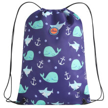 Swimbubs Kids PE Bag Drawstring Backpack – Baby & Toddler Swimming Bag for School, Sports & Swimming Lessons, Water-Resistant Gym Sack 40 x 30 cm (B