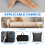 ANOMM Canvas Repair Patch, 10x200 cm Self-Adhesive Fabric Patch, Light Gray 6