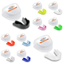 GAME GUARD 10-Pack Sports Mouthguards – Easy Fit Boil & Bite Gum Shields for Adults & Teens (Age 13+) – Mouth Guards for Rugby, Hockey, GAA – Id