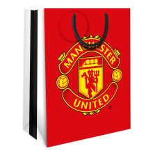 MANCHESTER UNITED FC GIFT BAG FOOTBALL THEME SMALL SIZE BIRTHDAY GIFT BAG
