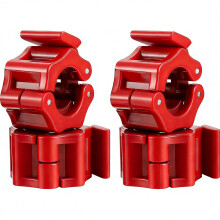 4pcs Barbell Clamps Collar,1 Inch Non-Slip Weight Clamp Quick Release Lock Collar Clamp Locking Plates Clips for Weightlifting Cross Fitness Strength