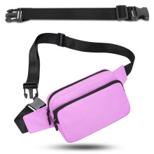 IHIGOGOFA Bumbags Waist Fanny Pack Fashion Bum Bag with 30cm Extended Belt for Dog Walking Climbing Hiking Travel Cycling Girls Ladies Men Women (Lig