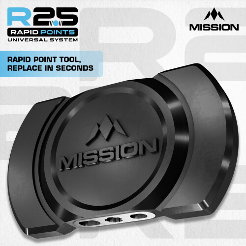 Mission R2.5 Universal Point Tool - Black - One Tool Fits All. 2