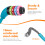 GRIFEMA Bike Lock, 4 Digit Combination, 73CM 4