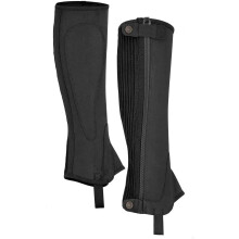 Shires Moretta Amara Suede Half Chaps in Black - Adult Medium, Black