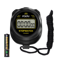 FCXJTU Simple Stopwatch Timer, Single Lap Stopwatch Countdown Timer, No Hourly Beep, On/Off, AAA Battery(Included), Large Display, Easy to Use, Ideal