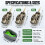Funmo 4 Pcs Fishing Feeders - Quick Release & Inline Method, 40g-60g Weights 5