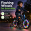 Bike Stabilisers, Adjustable Metal Training Wheels, Black 4