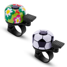 Paliston Bike Bell Bicycle Bell Crisp Sound for Adults Kids Boys Girls Flower & Football