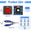 358PCS Fishing Weights Sets, Split Shot Mixed Sizes with Pliers 2