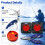 358PCS Fishing Weights Sets, Split Shot Mixed Sizes with Pliers 3