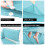 BREENHILL Sleeping Bag Liner, Travel Sheet with Zip, Glacier Blue 80cm 4