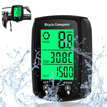 SULIVES Bike Computer - 19 Functions IP54 Waterproof