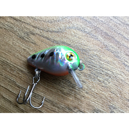 Addsomebling 10X Micro mini tiny small light shallow dive trout perch fishing lures UK 2