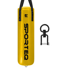 Sporteq Dyno Heavy Filled Punch Bag 3FT, 4FT & 5FT for All Ages & Genders | Boxing Martial Arts Kickboxing Muay Thai Karate | Home & Commercial Gym U