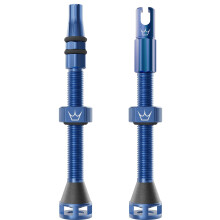 Peaty's Holeshot Fast Flow Tubeless Valves - High Airflow Anti Sealant Clog Design, Fast Tyre Setup, Fully Serviceable 7075 Aluminium, Bike Tyre Valv