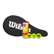 Wilson Tennis Racket Cover & Tennis Ball Bundle (Multiple Options Available) (Generic)