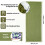: GaoBangM Fleece Sleeping Bag Liner, Lightweight Envelope Camping Sheet 2