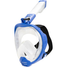 CRESSI since 1946 Kairon Adult Full Face Snorkeling Mask Clear/Blue L/XL