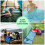 BREENHILL Sleeping Bag Liner, Travel Sheet with Zip, Glacier Blue 80cm 6