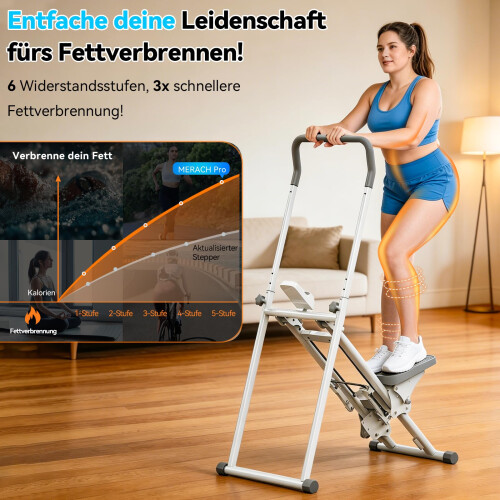 Stair Stepper for Home Gym Exercise,Stair Master Foldable 2