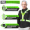 West Biking LED Reflective Running Vest, USB Rechargeable Running Light 4