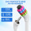 AOOSA 4-Digit Password Bicycle Lock, Portable Anti Theft Cable Lock 4