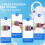 AOOSA 4-Digit Password Bicycle Lock, Portable Anti Theft Cable Lock 5