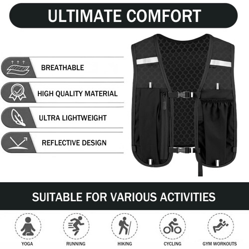 AYNKH Hydration Pack for Running Cycling with Phone Holder Storage 2