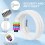 AOOSA 4-Digit Password Bicycle Lock, Portable Anti Theft Cable Lock 3