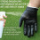FINGER TEN Golf Gloves Men Rain Grip 2 Pack (Grey, S, Right) 5