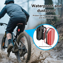 Upgraded Bike Mount for Samsung Smart Tag 2 & Moto Tag & for AirTag Holder Hidden - Waterproof Anti-Theft Bike Reflectors GPS Tracker Case with Screw