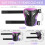YooxArmor Adjustable 6 Pcs Kids Knee Pads Elbow Pads Wrist Guards Set 6
