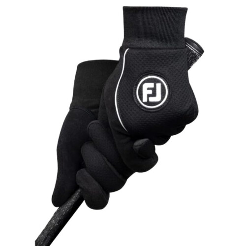 Footjoy FootJoy Men's WinterSof Golf Glove, Black, XX-Large, Pair 2