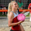 PECOGO Volleyball Size 5, Pink 6
