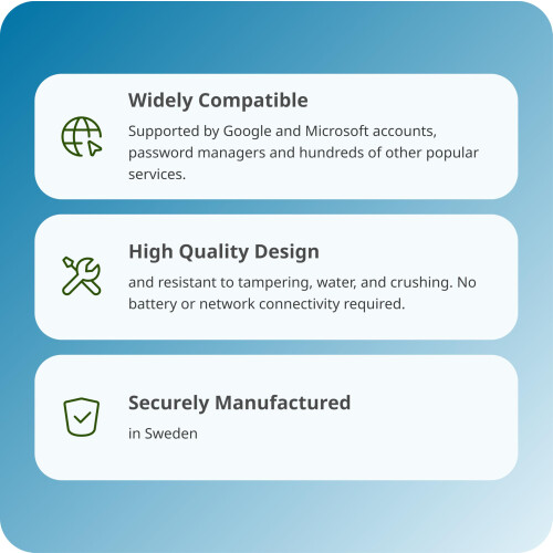 Yubico - Security Key C NFC - Basic compatibility - Multi-factor authentication (MFA) security key and passkey, connect via USB-C or NFC, FIDO certifi 2