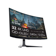 Alienware 32 Gaming Monitor - AW3225QF, 4K UHD (3840x2160), 240Hz, QD OLED