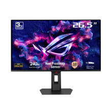 ASUS ROG Strix OLED XG27AQDMES gaming monitor ― 27-inch (26.5-inch viewable) 1440p 240 Hz, 0.03ms, Care Pro, ELMB, G-SYNC compatible, 99% DCI-P3,
