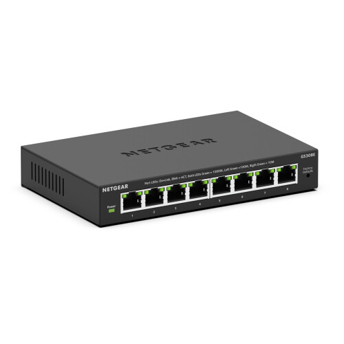 Netgear NETGEAR 8 Port Gigabit Network Switch, Managed Ethernet Switch GS308E