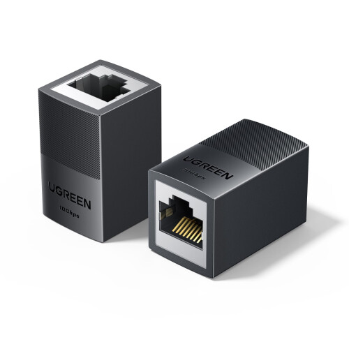 UGREEN RJ45 Coupler 2 Pack, 10Gbps PoE Shielded Adapter