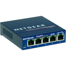 NETGEAR 5 Port Gigabit Network Switch, Unmanaged Ethernet Switch GS105UK