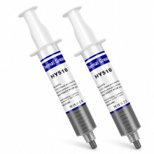 MoneyQiu HY-510-50g (25g*2) Thermal Conductivity: >1.93W/m-k thermal heatsink paste grease Compound Carbon Based High Performance non-conductive for p
