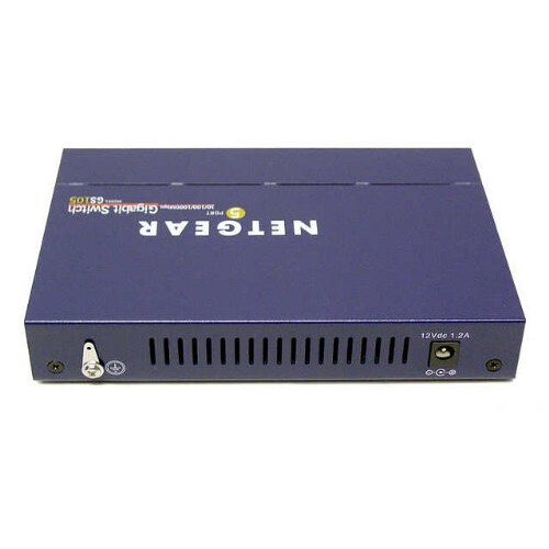 Netgear NETGEAR 5 Port Gigabit Network Switch, Unmanaged Ethernet Switch GS105UK 1